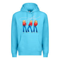 Ocean Blue dolly musician Premium Hoodie - linhVisuals