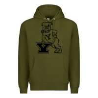 Army Green yale vintage Premium Hoodie - linhVisuals