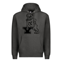 Charcoal Heather yale vintage Premium Hoodie - linhVisuals