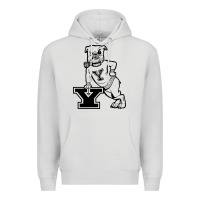 Dove Grey yale vintage Premium Hoodie - linhVisuals