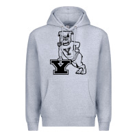 Heather Grey yale vintage Premium Hoodie - linhVisuals