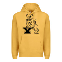 Mustard yale vintage Premium Hoodie - linhVisuals