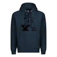 Navy yale vintage Premium Hoodie - linhVisuals