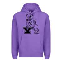 Purple yale vintage Premium Hoodie - linhVisuals