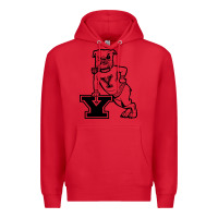 Red yale vintage Premium Hoodie - linhVisuals