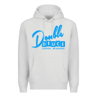Dove Grey double deuce bar Premium Hoodie - linhVisuals
