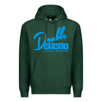 Sports Green double deuce bar Premium Hoodie - linhVisuals