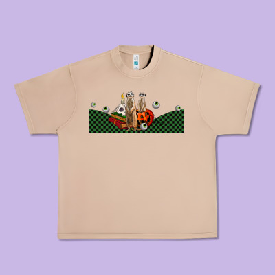 Halloween Meerkat Urban Heavy Tee Designed By Lillyallendesigns