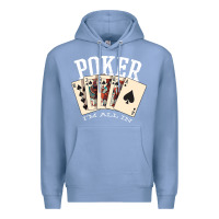 Colony Blue poker all in royal flush lucky casino Premium Hoodie - linhVisuals