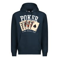 Navy poker all in royal flush lucky casino Premium Hoodie - linhVisuals