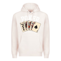 Pale Pink poker all in royal flush lucky casino Premium Hoodie - linhVisuals