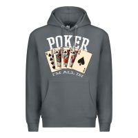 Rock poker all in royal flush lucky casino Premium Hoodie - linhVisuals