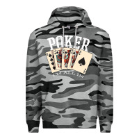 Slate Camo poker all in royal flush lucky casino Premium Hoodie - linhVisuals