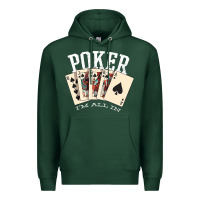 Sports Green poker all in royal flush lucky casino Premium Hoodie - linhVisuals