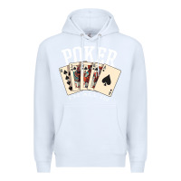 White poker all in royal flush lucky casino Premium Hoodie - linhVisuals