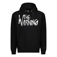 Black THE WARNING Premium Hoodie - linhVisuals
