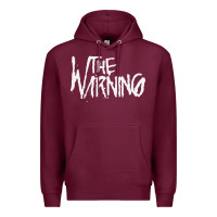 Burgundy THE WARNING Premium Hoodie - linhVisuals