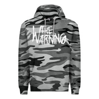 Slate Camo THE WARNING Premium Hoodie - linhVisuals