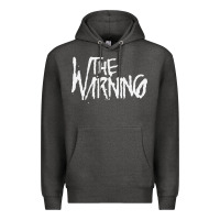 Charcoal Heather THE WARNING Premium Hoodie - linhVisuals