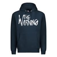 Navy THE WARNING Premium Hoodie - linhVisuals