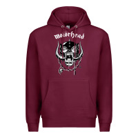 Burgundy MUSIC ROCK Premium Hoodie - linhVisuals