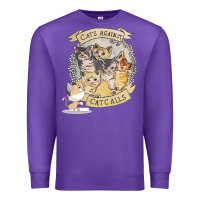 Purple Cats Against Cat Calls Premium Sweatshirt - Bettercallsaul