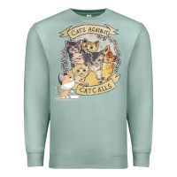 Seafoam Cats Against Cat Calls Premium Sweatshirt - Bettercallsaul