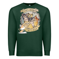 Sports Green Cats Against Cat Calls Premium Sweatshirt - Bettercallsaul