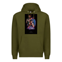 Army Green rap music juice Premium Hoodie - linhVisuals