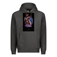 Charcoal Heather rap music juice Premium Hoodie - linhVisuals