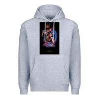Heather Grey rap music juice Premium Hoodie - linhVisuals