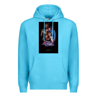 Ocean Blue rap music juice Premium Hoodie - linhVisuals