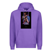 Purple rap music juice Premium Hoodie - linhVisuals