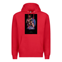 Red rap music juice Premium Hoodie - linhVisuals