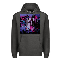 Charcoal Heather juice album music Premium Hoodie - linhVisuals