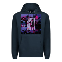 Navy juice album music Premium Hoodie - linhVisuals