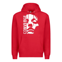 Red converge Premium Hoodie - linhVisuals