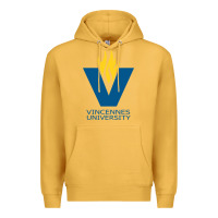 Mustard university of vincennes Premium Hoodie - linhVisuals