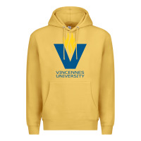 Antique Gold university of vincennes Premium Hoodie - linhVisuals