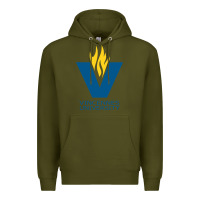 Army Green university of vincennes Premium Hoodie - linhVisuals