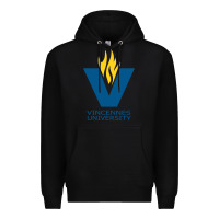 Black university of vincennes Premium Hoodie - linhVisuals
