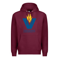 Burgundy university of vincennes Premium Hoodie - linhVisuals