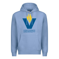 Colony Blue university of vincennes Premium Hoodie - linhVisuals