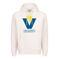 Pale Pink university of vincennes Premium Hoodie - linhVisuals