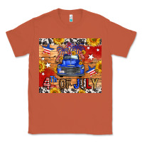 Copper Fourth Of July Truck Classic Tee - FaDigitalArtStudio