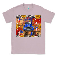 Lilac Fourth Of July Truck Classic Tee - FaDigitalArtStudio