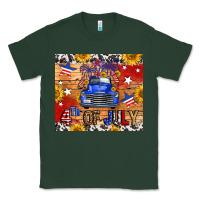 Sports Green Fourth Of July Truck Classic Tee - FaDigitalArtStudio