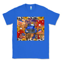 True Royal Fourth Of July Truck Classic Tee - FaDigitalArtStudio