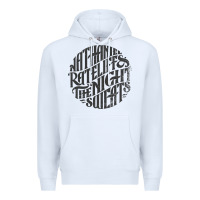 White nathaniel rateliff müsïc Premium Hoodie - linhVisuals