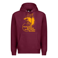 Burgundy nathaniel rateliff müsïc Premium Hoodie - linhVisuals